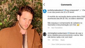 Read more about the article Membros do RBD se posicionam a favor da vacina após comentários de Christopher Uckermann sobre vacinação em Sobral