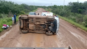 Read more about the article Família do município de Crateús sofre acidente de trânsito em Tamboril