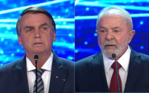 Read more about the article Debate: Bolsonaro e Lula travam confronto sobre corrupção na Petrobras