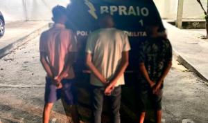 Read more about the article BP Raio realiza apreensão de três jovens envolvidos em furto em mercantil de Ipueiras