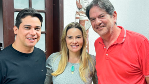 Read more about the article Júnior e Giordanna Mano se encontram com o senador Cid Gomes