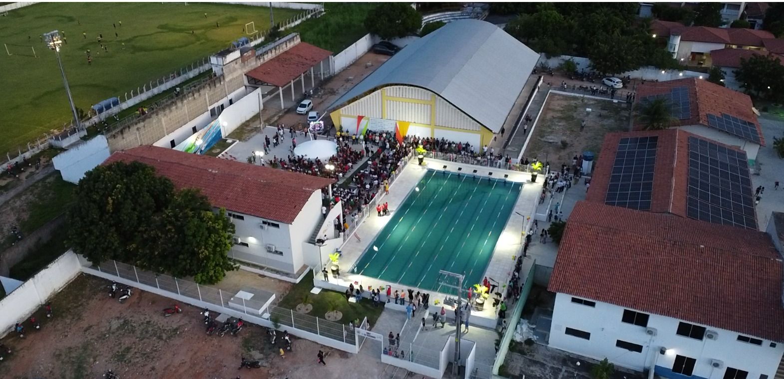 Read more about the article Prefeitura de Nova Russas inaugura piscina semiolímpica na Escola 11 de Novembro