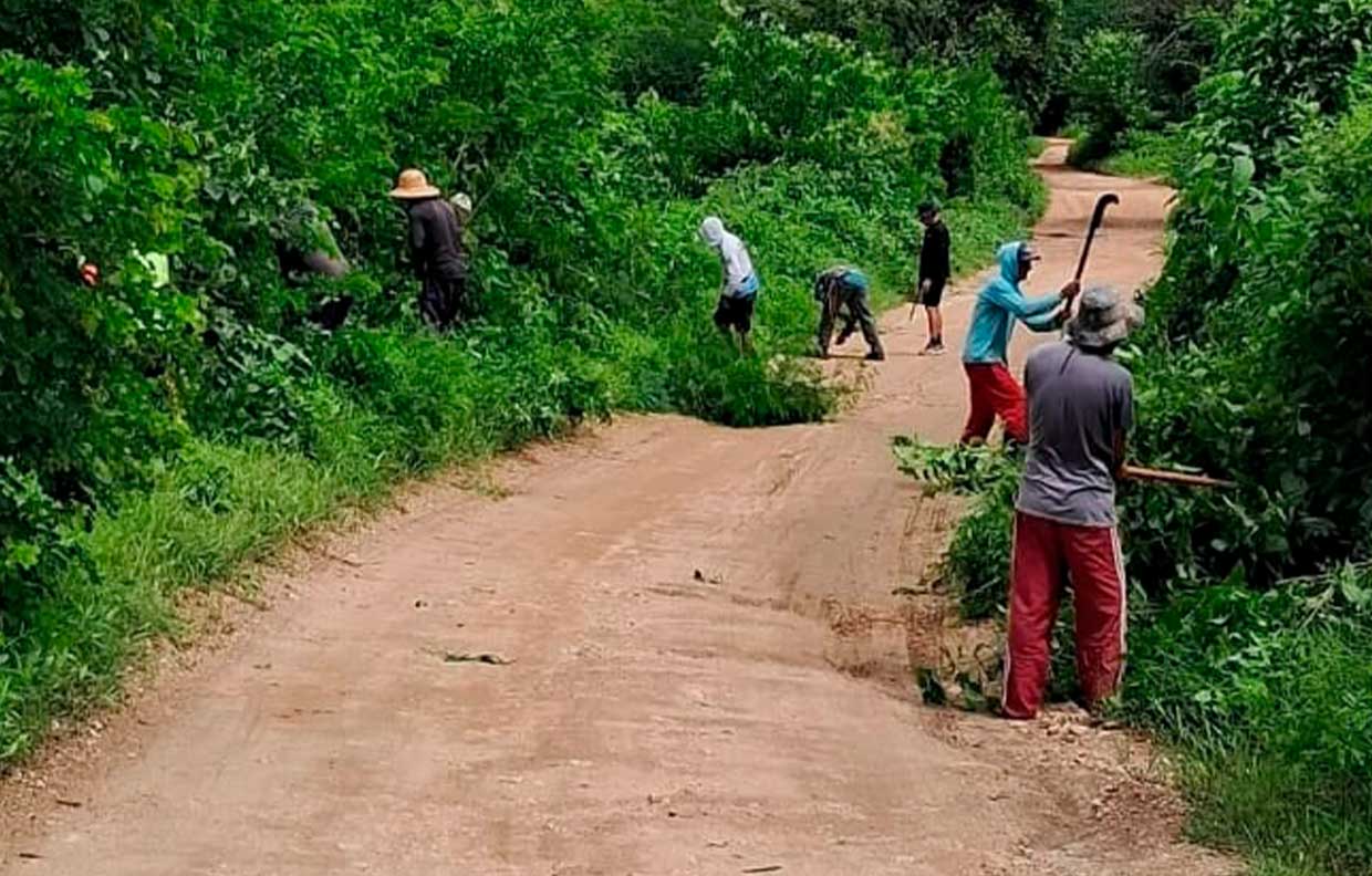 Read more about the article Moradores da localidade de Areias em Ipueiras realizam mutirão para a roçagem de estrada vicinal