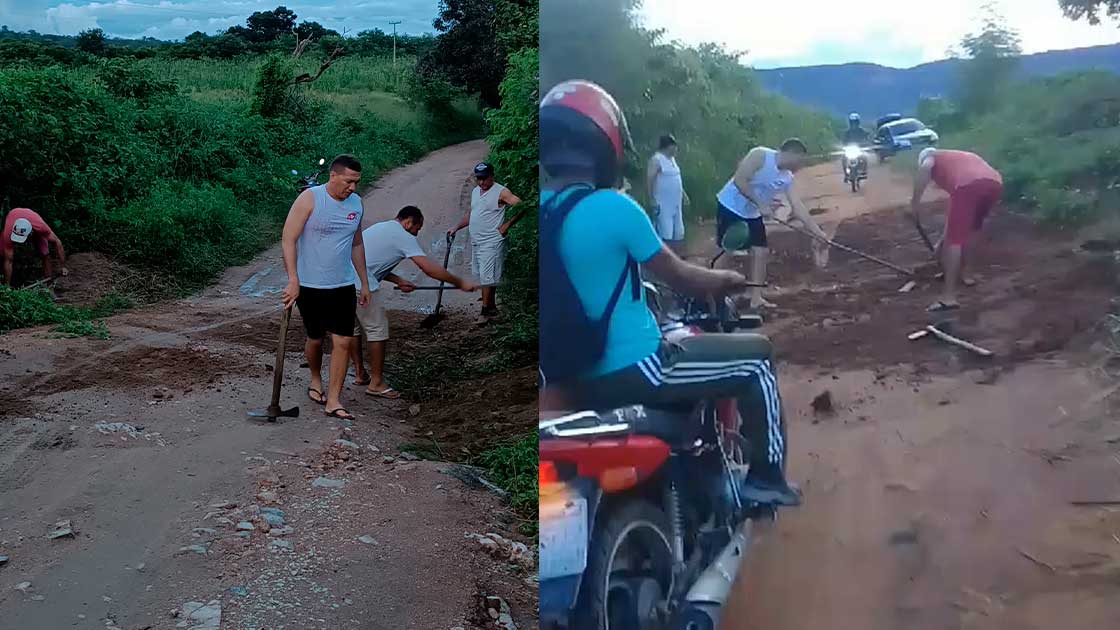 Read more about the article Ipueiras-CE: Moradores de Areias realizam manutenção em estrada vicinal