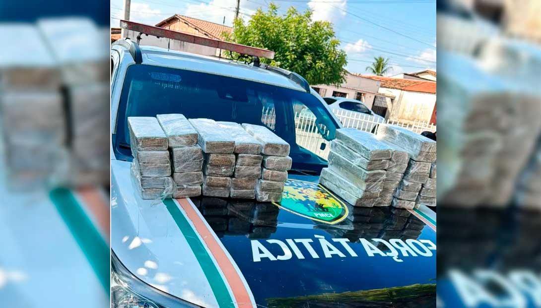 Read more about the article Polícia Militar apreende  mais de 50kg de drogas em  ônibus em Nova Russas