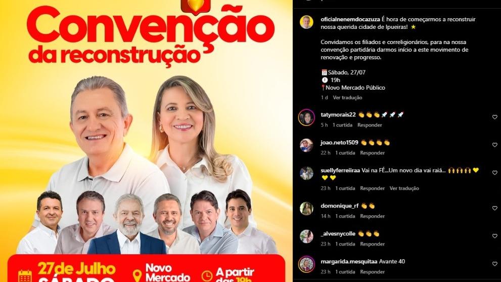 Read more about the article Aliança entre PT e PL  provoca ira de Carmelo Neto,  que ameaça dissolver comissão  provisória