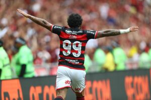 Read more about the article Em sua despedida, Gabigol marca e Flamengo busca empate com o Vitória no Maracanã