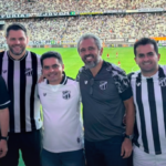 Governador Elmano de Freitas  acompanha partida entre Ceará e  Sport na Arena Castelão