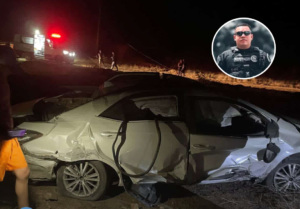 Read more about the article Policial do Raio morre após  capotamento de carro na CE-257, em  Santa Quitéria