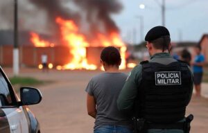 Read more about the article Mulher é presa em Nova Russas acusada de incendiar casa do ex-companheiro