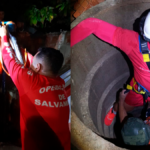 Bombeiros de Ipueiras retiram homem de poço profundo em Guaraciaba do Norte