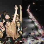 Vaquejada com Safadão e Xand Avião tem fila gigante de carros e live com 18 cantores