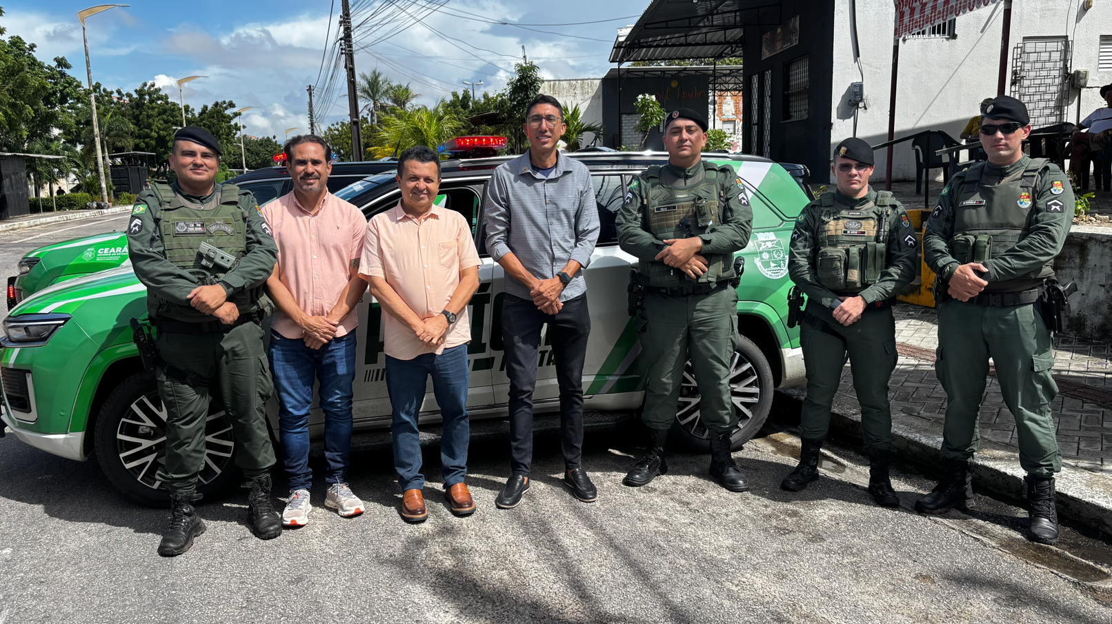 Nova Russas recebe nova viatura para  a segurança pública