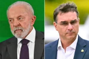 Read more about the article Pesquisa aponta Lula com 7 pontos à frente de Flávio Bolsonaro, após caso de financiamento de filme “Dark Horse”