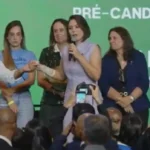 Michelle ignora decisão do PL e reforça apoio a Girão: ‘não vamos fazer aliança com o mal’