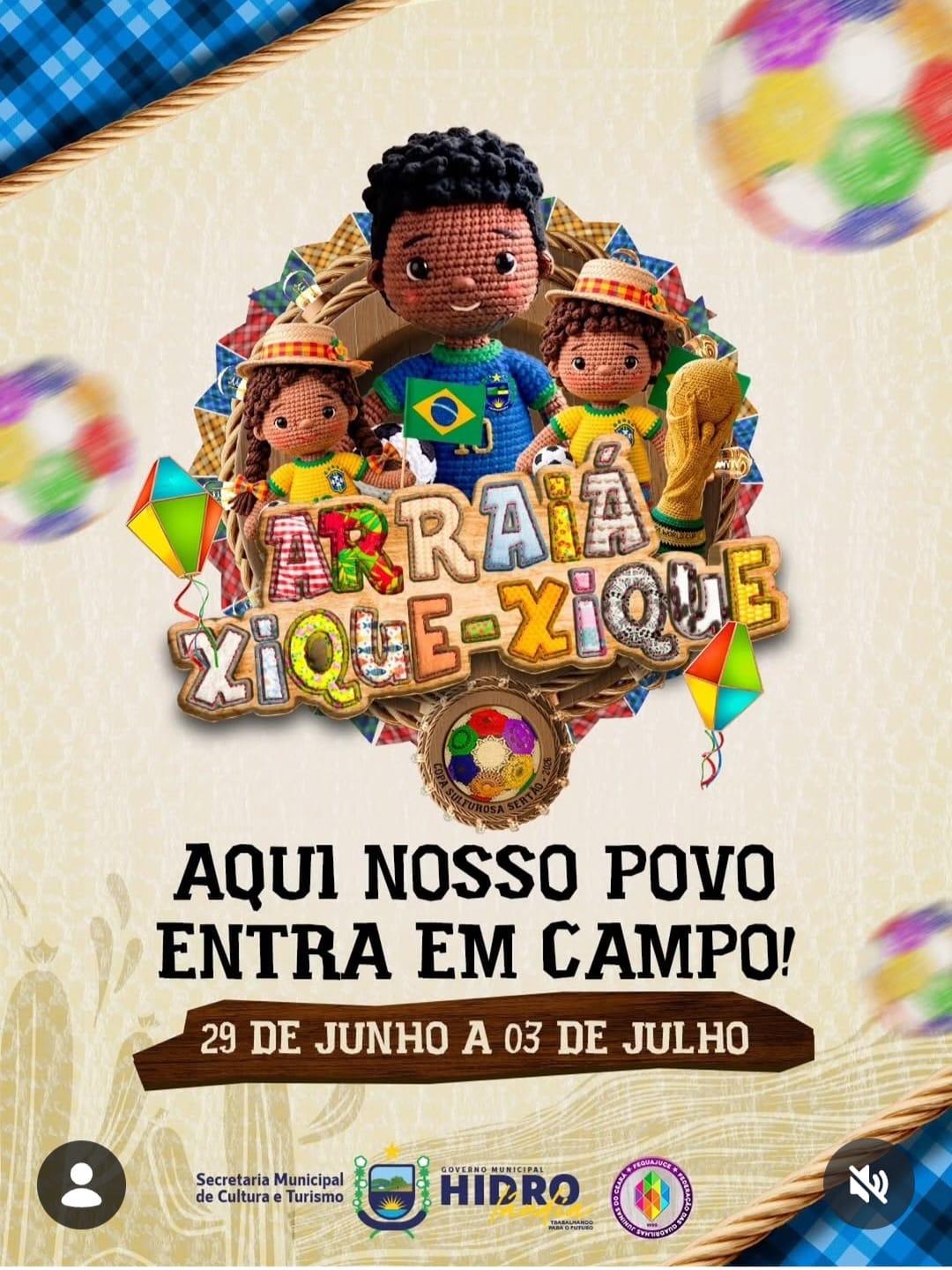 Município de Hidrolândia anuncia 20º Arraiá Xique-Xique