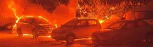 Read more about the article Incêndio atinge cerca de 50 veículos em pátio do Detran em Maranguape