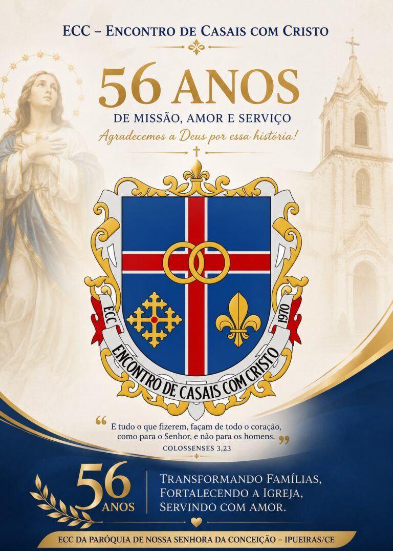 Paroquia de Ipueiras celebra missa pelos 56 anos do ECC no Brasil
