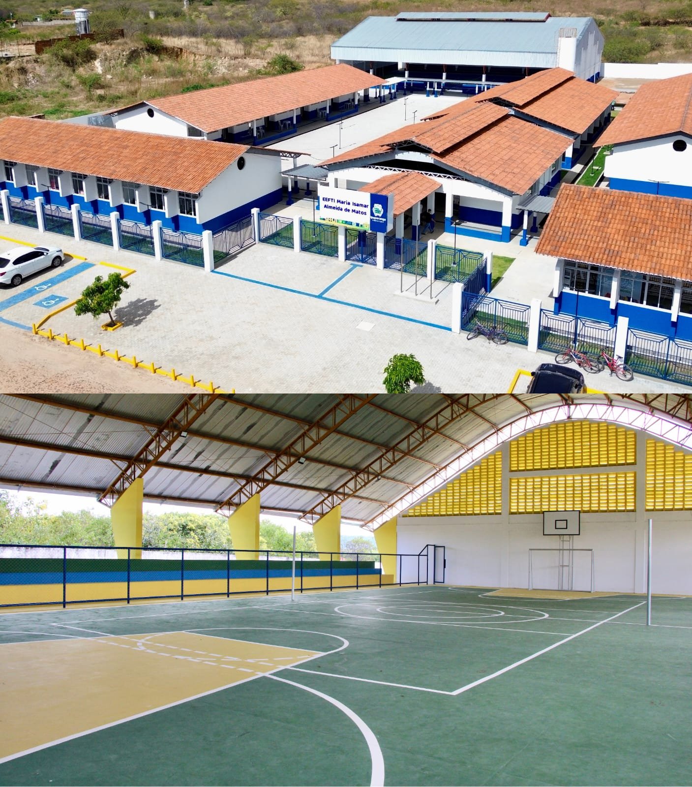 Ipaporanga entrega Escola de Ensino Integral e duas novas quadras poliesportivas nesta sexta-feira